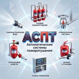 Обложка статьи об АСПГ — автоматических системах пожаротушения.