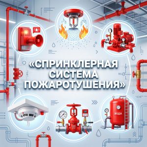 Обложка статьи "Спринклерная система пожаротушения".