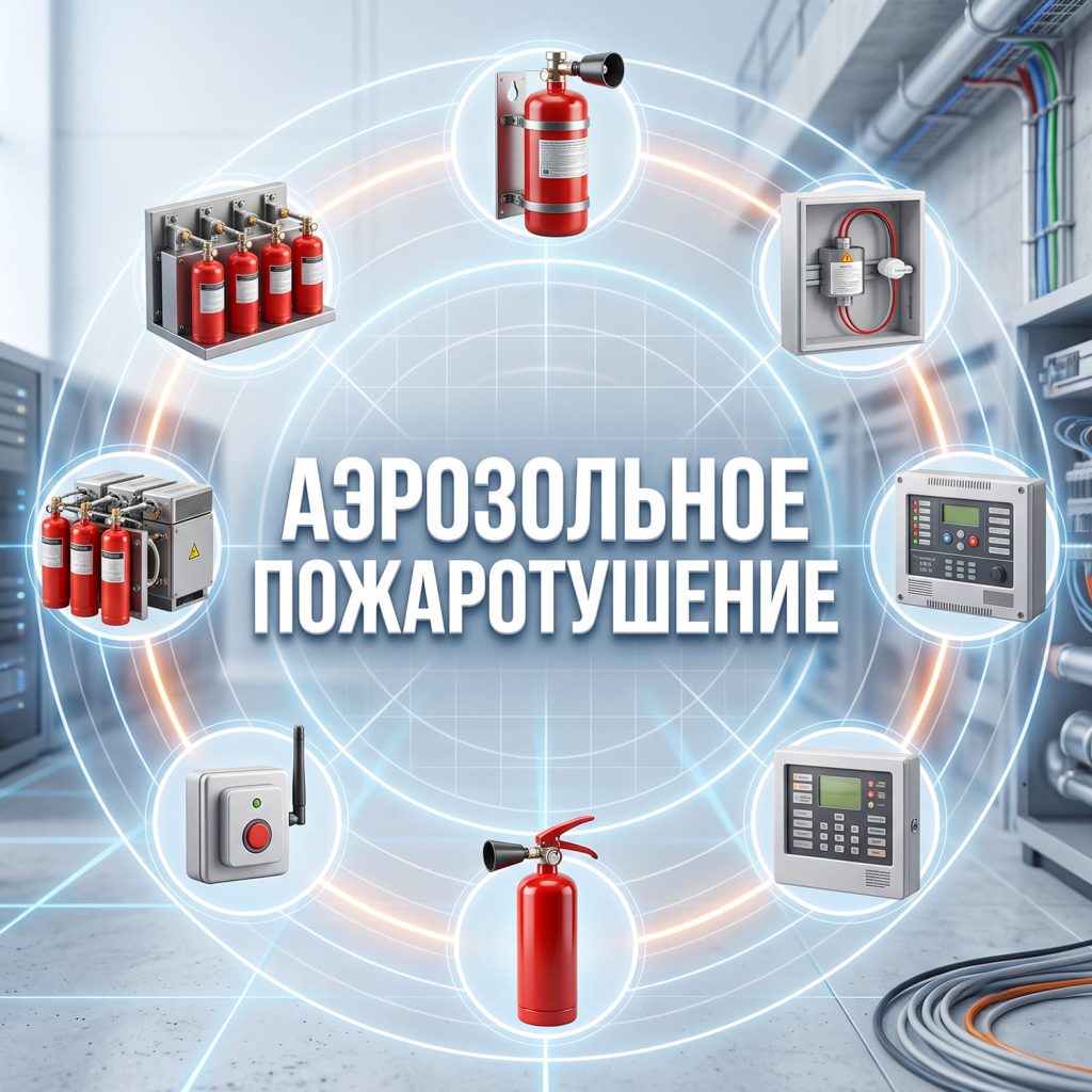 Обложка статьи "Аэрозольное пожаротушение".