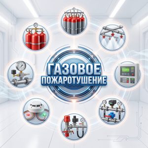 Обложка статьи "Газовое пожаротушение".