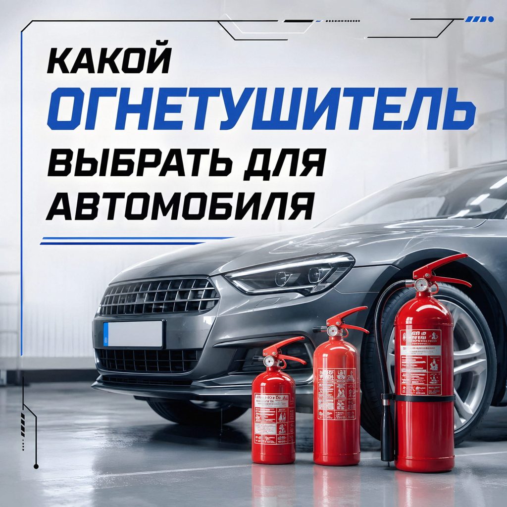 Обложка статьи «Какой огнетушитель выбрать в машину».