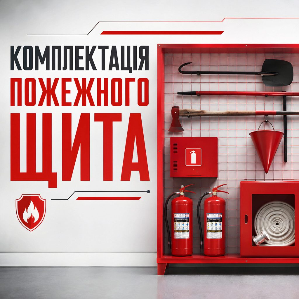 Обкладинка статті "Комплектація пожежного щита".