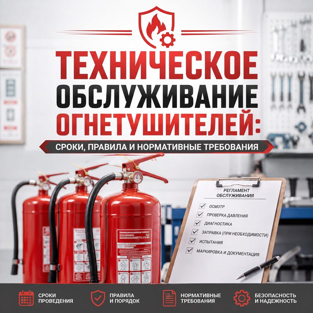 Инструкция по техническому обслуживанию и проверке огнетушителей.