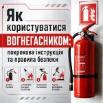 Обкладинка статті "Як користуватися вогнегасником".