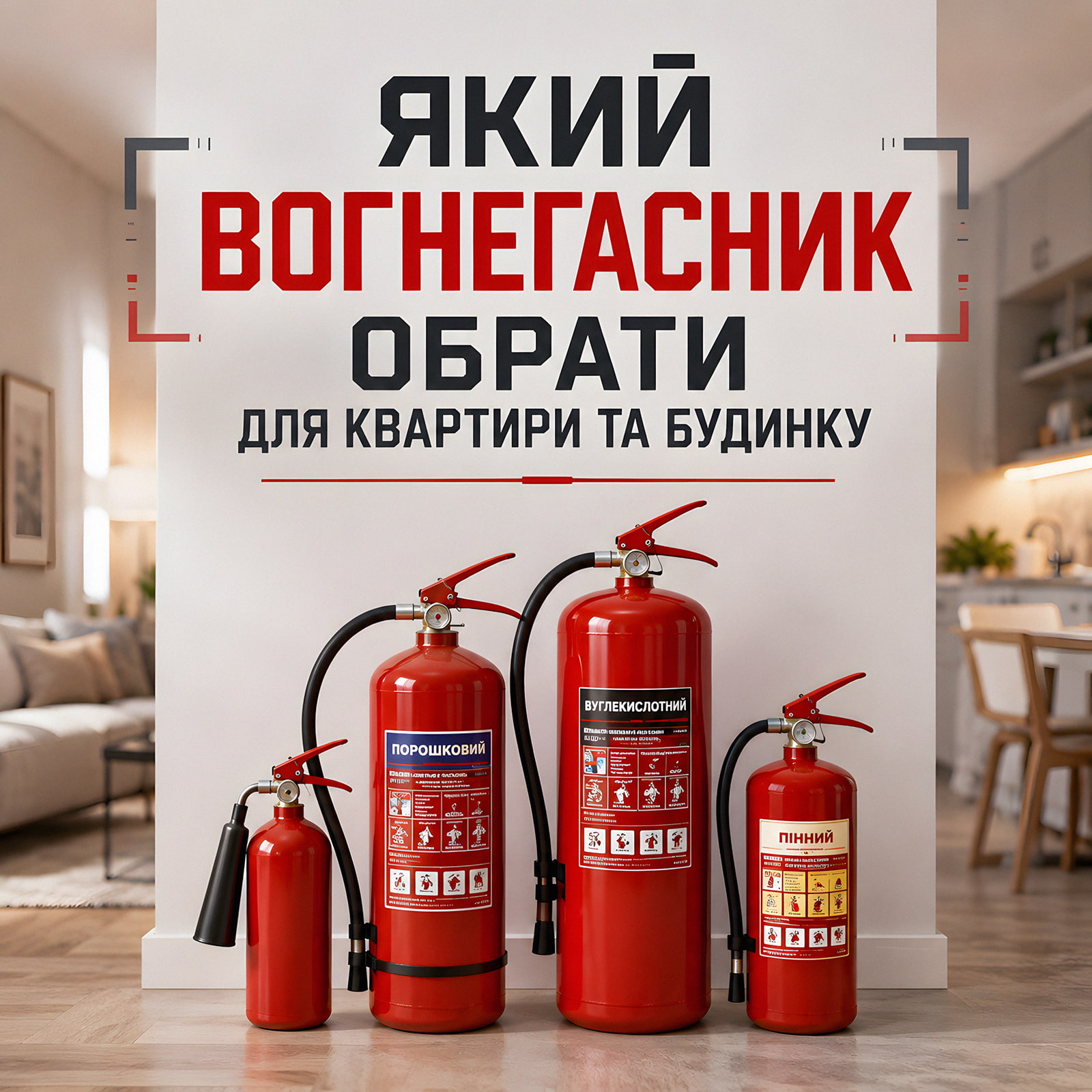 Обкладинка статті "кий вогнегасник краще для квартири та будинку?".